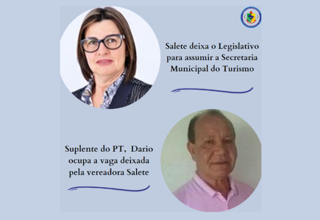 Suplente do PT assume Cadeira na Câmara