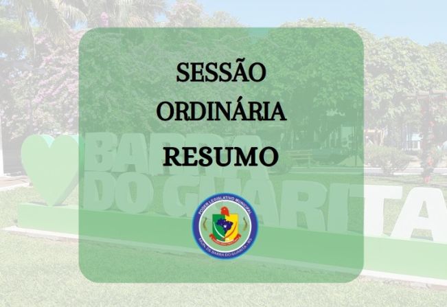 Sessão Ordinária